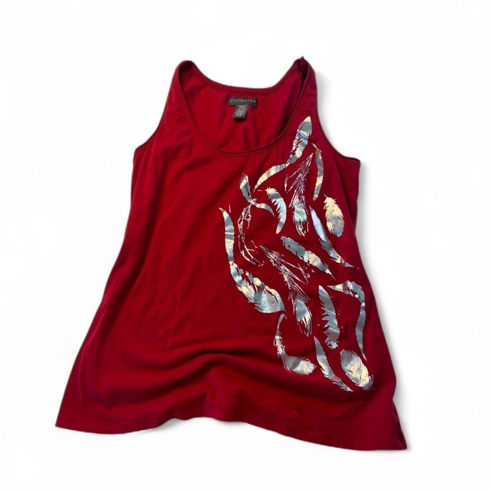 Covington Red y2k Top